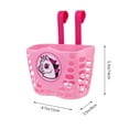 thumbnail image 2 of Minkissy Bike Basket Pink Weave Design Storage For Kids 1Pack, 2 of 7