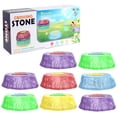 thumbnail image 1 of Light Up Stepping Stones Light Up Stones Stepping Stones For Kids Kids Stepping Stones Light Up Stepping Stones For Kids Indoor & Outdoor Play Anxiety for Kids 5-7 Kids Game Wooden Alphabet Board, 1 of 4