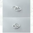 thumbnail image 5 of EOEMY Small 925 Silver Solid Men'S Women Tiny Hoop Huggie Earrings 9 11 13mm-15 mm, 5 of 9