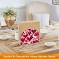 thumbnail image 5 of Love Hearts in Valentine Acrylic Napkin Holder Clear Paper Tissue Dispenser Kitchen Dining Room Bathroom Party Hotel, 5 of 8