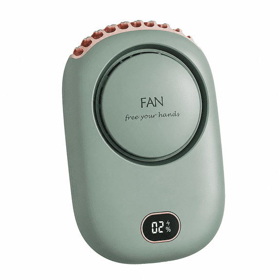 MONTERA Necklace Fan Mini Wearable Fans Neckband Fan Usb Rechargeable Quiet 3 Speed Hand Free Fan for Office Home Outdoor Traveling Wearable Fan