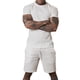 thumbnail image 1 of Pantalones cortos de manga corta para hombre, traje deportivo y de ocio de dos piezas Pompotops  oipoqjl35231, 1 of 9