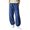 Navy, variant on Elastic Waist Jogger Pants for Women Loose Summer Trousers Cuffed Ankle Pant with Pocket Casual Comfortable Breathable Trouser Weekend Lounging