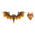 thumbnail image 2 of Halloween Adult Dragon Costume Wing Set Lightweight Pretend Play Props Golden, 2 of 10