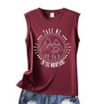 thumbnail image 5 of Tank Tops For Women Casual Sunrise Print Tank Hiking Mountain Sleeveless Shirt Tees Vest Tops Camisole Tops For Women, 5 of 6