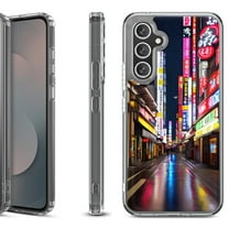 Shockproof Protective Phone Case Cover for Samsung Galaxy S25 FE, by OneToughShield - Neon Street