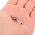 thumbnail image 4 of PAMINGONO Miniature Baseball Girl Figurine for Home Decor Multi Plastic Model Inspires Creativity Compact Size, 4 of 6