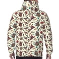 thumbnail image 7 of Wukai Insects A Print Men Hoodies Fleece Sweatshirts Long Sleeve Sweaters Pullover Fall Outfits Winter Clothes-Medium, 7 of 7