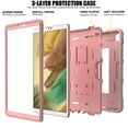 thumbnail image 2 of Allytech Case Compatible with Samsung Galaxy Tab A7 Lite 8.7" 2021 Released M-T220/T225, Kids Friendly Heavy Duty Shockrpoof High Impact Protective Case for Samsung Galaxy A7 Lite 8.7" - Rosegold, 2 of 6