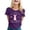 1-Dark Purple, variant on Easter Shirts for Women Christian Shirts Rabbit Easter for Jesus Shirt Easter Gift Graphic Casual Tee Tops Black XXL