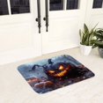 thumbnail image 4 of Halloween Non Slip Door Mat, Halloween Pumpkin Monster D Halloween Decor Absorbent Bath Tub Mats, Bathroom Rugs Welcome Mat, Bath Mat for Halloween Decor Home, Kitchen 16x24in, 4 of 6