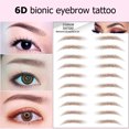 thumbnail image 4 of Pegatinas De Cejas Adhesivo para cejas 6D transferencia de agua tatuaje falso semipermanente calcomanías para cejas Sywqhk Cuidado Belleza, 4 of 6