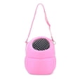 thumbnail image 2 of Flmtop Hamster Small Pet Carrier Portable Travel Packet Bag Breathable Mesh Pouch Pink, 2 of 9