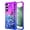 Purple/Blue, variant on for Samsung Galaxy S23 Plus Case,Galaxy S23 Plus Case,with HD Screen Protector,Gradient Quicksand Glitter Liquid Floating Waterfall Durable Girls Cute Phone Case for S23 Plus (Purple/Blue)