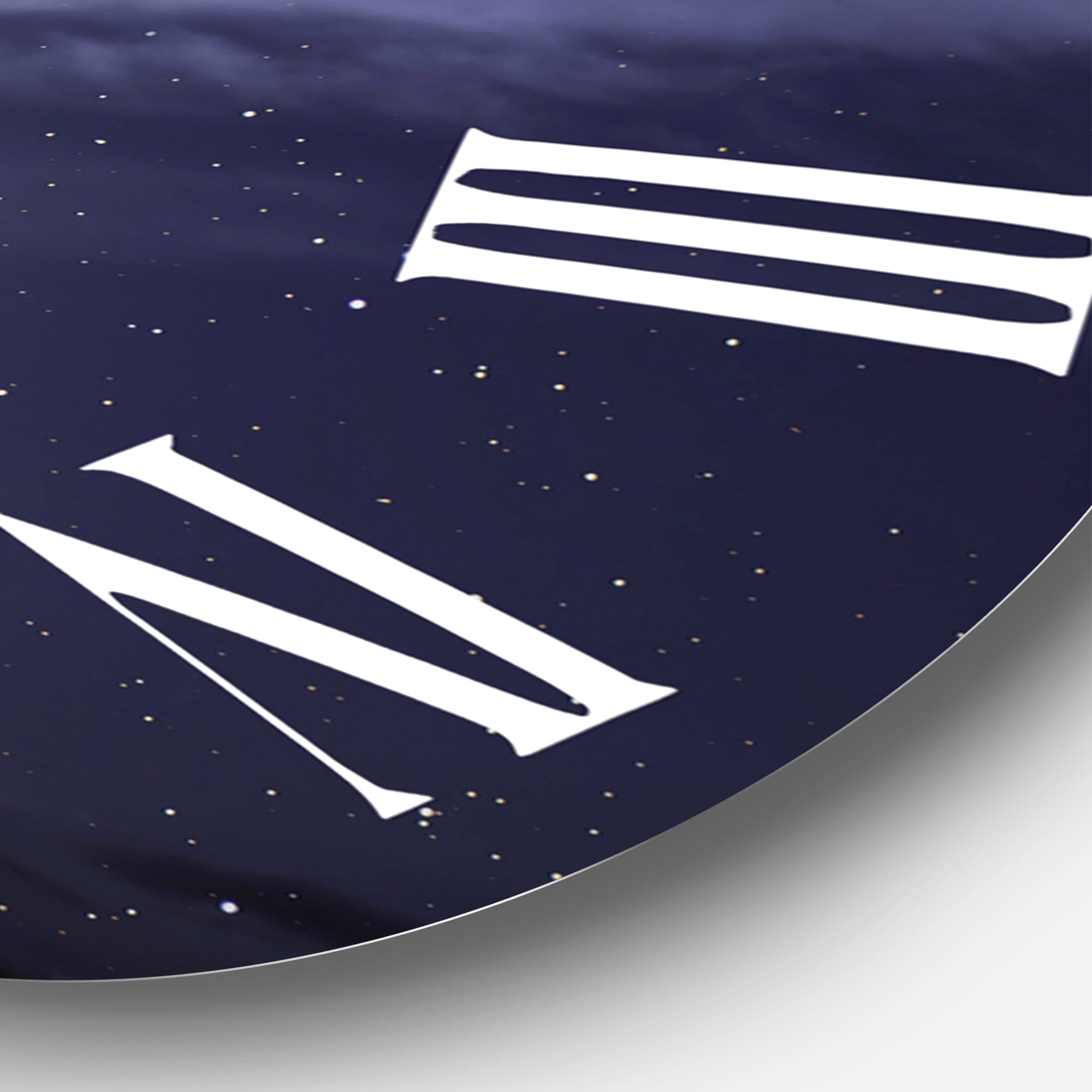 Designart 1 in Coastal Wall Clock
