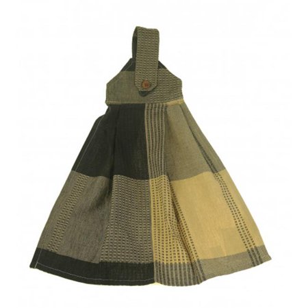 

Hanging & Tie Button Towel Black Chembre