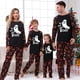thumbnail image 2 of Conjuntos de pijamas de Halloween, conjunto de pijamas luminosos de manga larga, estampado de fantasma luminoso, ropa de dormir brillante, ropa de fiesta para el hogar, 2 of 4