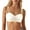 White, variant on Women's Adjustable Sweetheart Underwire Swimsuit Top Stretch Shirred Ruffled Tie Bikini Separates V-Wire Supportive Comfort