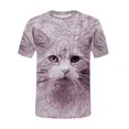 thumbnail image 4 of Pompotops T-Shirt à Manches Courtes et Col Rond Imprimé Mode pour Femmes, 4 of 6