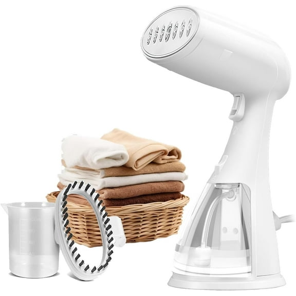 Portable Handheld Steamer for Clothes - Hand Held Clothes Steamer 15S Fast Heat-up, 1500W Heat-Resistant Steam Iron Remove Wrinkles for All Fabrics, 300ml Tank for Travel/Hotel