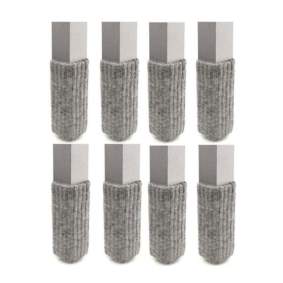 NancyProtectz The Original Furniture Sock,Patented with Grips Inside (Grey/Small) Chair Leg Hardwood Floor Protectors. The Original Furniture Sock.