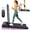 black, variant on [SAYGOGO]Under Desk Treadmill with Incline, Walking Pad, 2 in 1 Portable Treadmill with Handle Remote Control LED Display, Walking Jogging Machine for Home Office Use Pink