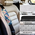 thumbnail image 5 of Uorisanigo Hibiscus Flower Seatbelt Cushion Soft Comfort 2 Pack Soft Seat Belt Cover Harness Pad Flannel Safety Belt Strap Shoulder Pad Universal Fit Seatbelt Cover Car Truck SUV, 5 of 7