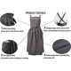 thumbnail image 4 of Women Girls Vintage Apron Gardening Works Cross Back Pinafore Dress, 4 of 4