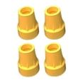thumbnail image 2 of 4 Pcs Embouts en Caoutchouc 7/8 Pouces Remplacement Installation Facile Durable Jaune, 2 of 9