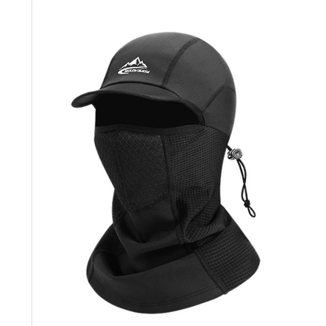 Cálido polar esquí bicicleta máscara facial completa calentador de cuello gorra deportiva de invierno