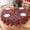 V65 Christmas Red Green Plaid, variant on Christmas Tablecloth Round 70 Inch Red Green Christmas Plaid Tablecloth - Polyester Winter Xmas Festive Holiday Checkered Gingham Table Cloth Circle Washable Waterproof for Holiday Party Dining Décor