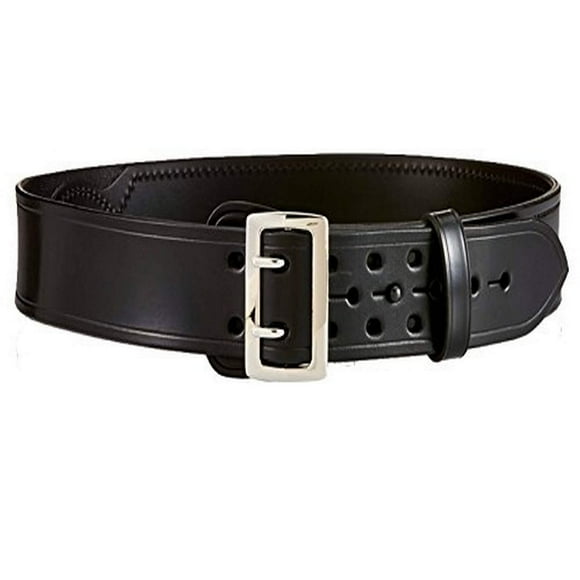 Aker Leather Ceintures pour Hommes Simples, Noir, 34 Pouces US