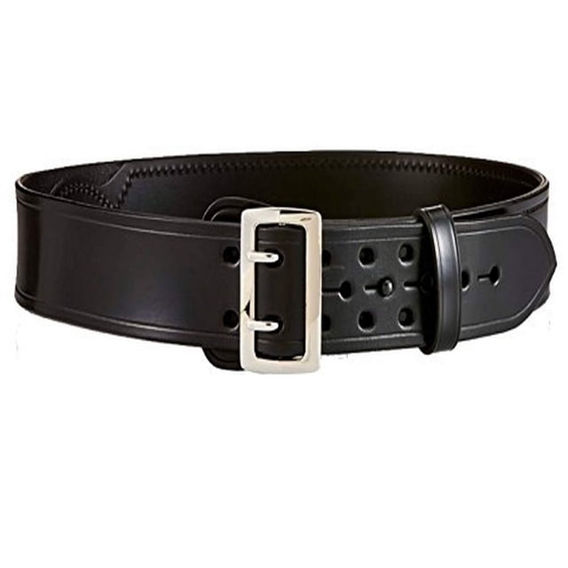 Aker Leather Ceintures pour Hommes Simples, Noir, 34 Pouces US