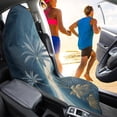 thumbnail image 4 of Binienty Tropical Palm Tree Car Seat Cover Sweat Protector For Swimming Beach Gym Breathable Anti-Slip Car Seat Cover for Sedan Truck SUV, 4 of 8