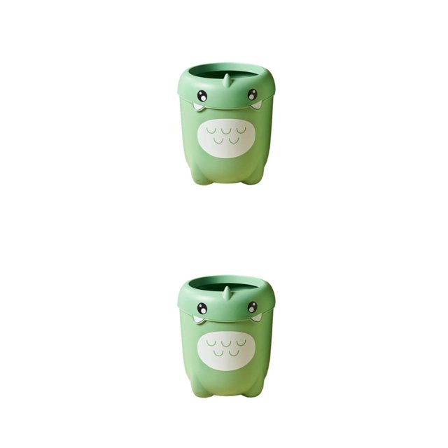 Bote de Basura Wosthever Patrón Animal Linda Verde 2piezas