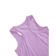 thumbnail image 6 of IZhansean Toddler Kids Baby Girls Summer Tops T-shirt Denim Shorts 2Pcs Outfits Clothes Purple 3-4 Years, 6 of 9