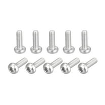 M2.5x8mm Torx Security Machine Screws, 10 Pack 316 Stainless Steel Pan Head Tamper Proof Screw Fasteners Bolts
