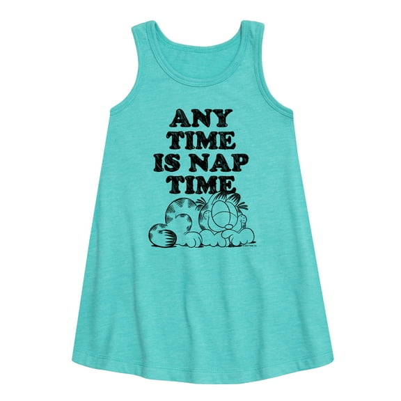 Garfield - Nap Sketch - Toddler & Youth Girls A-line Dress