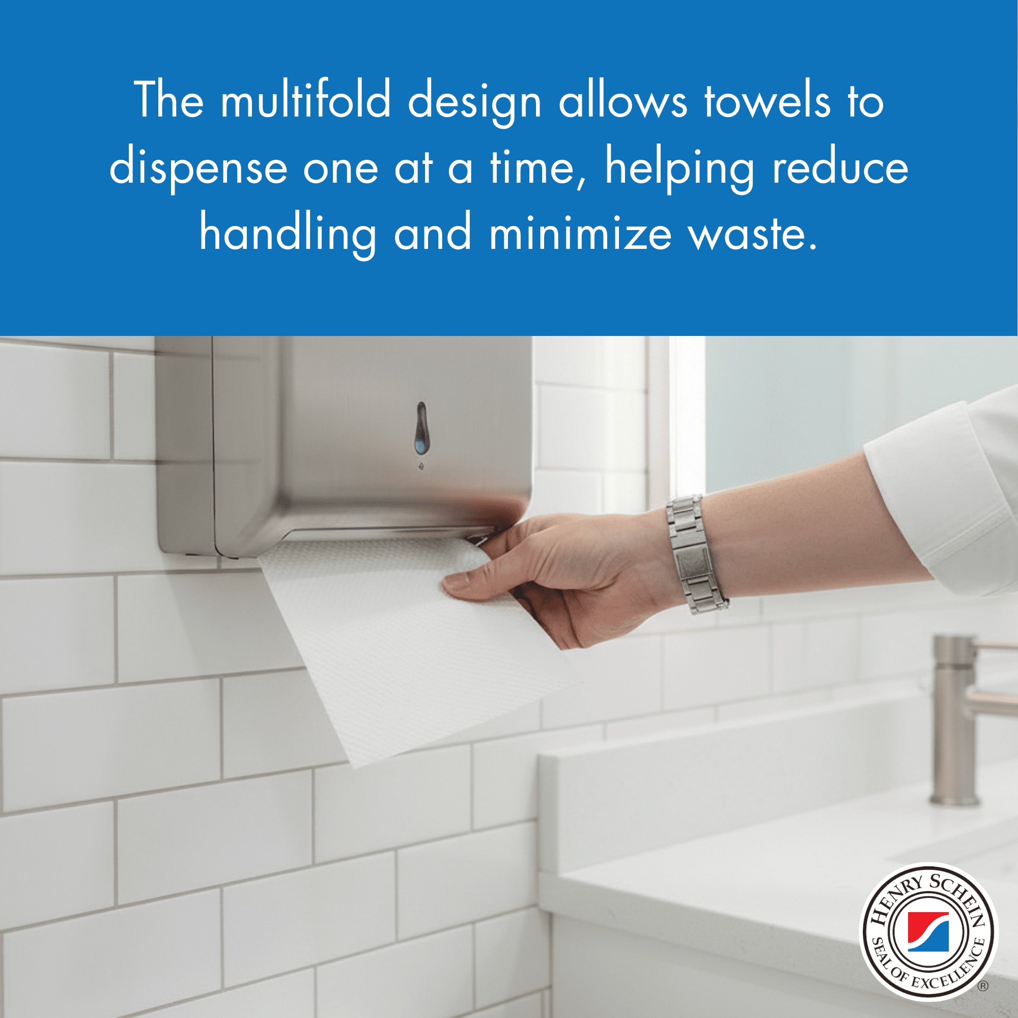 Henry Schein Multifold Paper Towels, 4000 Pcs, 16 Pack