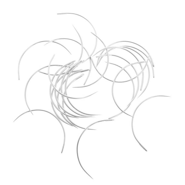 Rongfmy Pack of 50 Hand Repair Upholstery Sewing Needle Carpet Leather