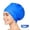 Blue, variant on Adjustable Large Swim Cap for Women Men, Waterproof Silicone Swimming Caps Ideal for Long Hair, Thick Curly Hair & Dreadlocks Braids Weaves Afro Hair - Keep Hairstyle Unchanged-Black