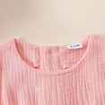 thumbnail image 4 of NOLDARES Toddler Baby Girl T Shirt Shorts Set Waffle Bow Sleeveless Slip Ruffle Tops Matching Outfit Spring Summer Clothes(Pink,12-18 M), 4 of 9