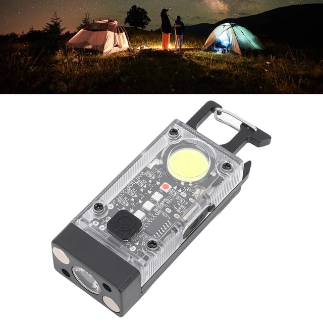 Linterna Pequeña ANGGREK LED COB Mini Recargable Portátil Con Base Magnética Para El Trabajo