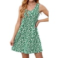 thumbnail image 3 of Fantaslook Summer Dresses for Women Casual V Neck Sleeveless Sundresses Floral Beach Short Dress with Pockets, 3 of 8