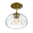 thumbnail image 3 of Trade Winds Lighting 1-Light Ceiling Light In Natural Brass, 3 of 3