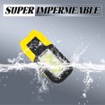 thumbnail image 4 of HIBIBUD 2 Pcs Yellow Tactical Flashlight,COB Foldable Light for Car Repair,Camping, 4 of 7