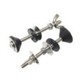 thumbnail image 3 of 2 piezas de pernos de tanque de inodoro, tornillo de tornillo Tank to Bowl Bolts Repair Kit Room Tareros de goma domésticos Parte de agua con nueces, 3 of 8