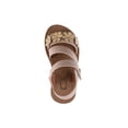 thumbnail image 3 of bebe Toddler Girl's Sandals – Cute Flat Adjustable Summer Strappy Sandals for Toddler/Little Kid/Big Kid, 3 of 10