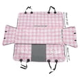 thumbnail image 4 of Unique Bargains 1 Pc Durable Car Seat Cover for Pet Bright Color Detachable Pink, 4 of 6