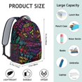 thumbnail image 6 of I Love My Dogs Art Backpack for School,Cute School Bag,Schoolbag with Adjustable Shoulder Straps & Padded Back,15.3"x11"x6.7", 6 of 6